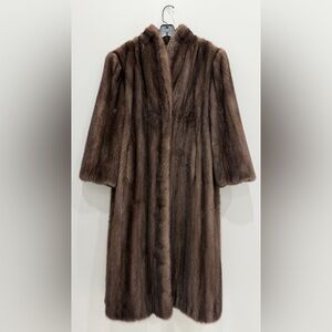 Merinero Peletero  Vintage Rare Mink Coat Full Length Coat